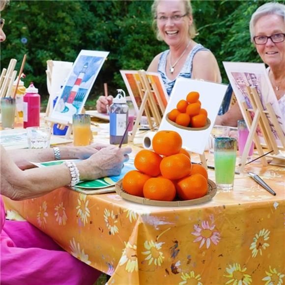 16PCS Mandarin Oranges Artificial Lifelike Fruit Stimulation Tangerine - Picture 6 of 6